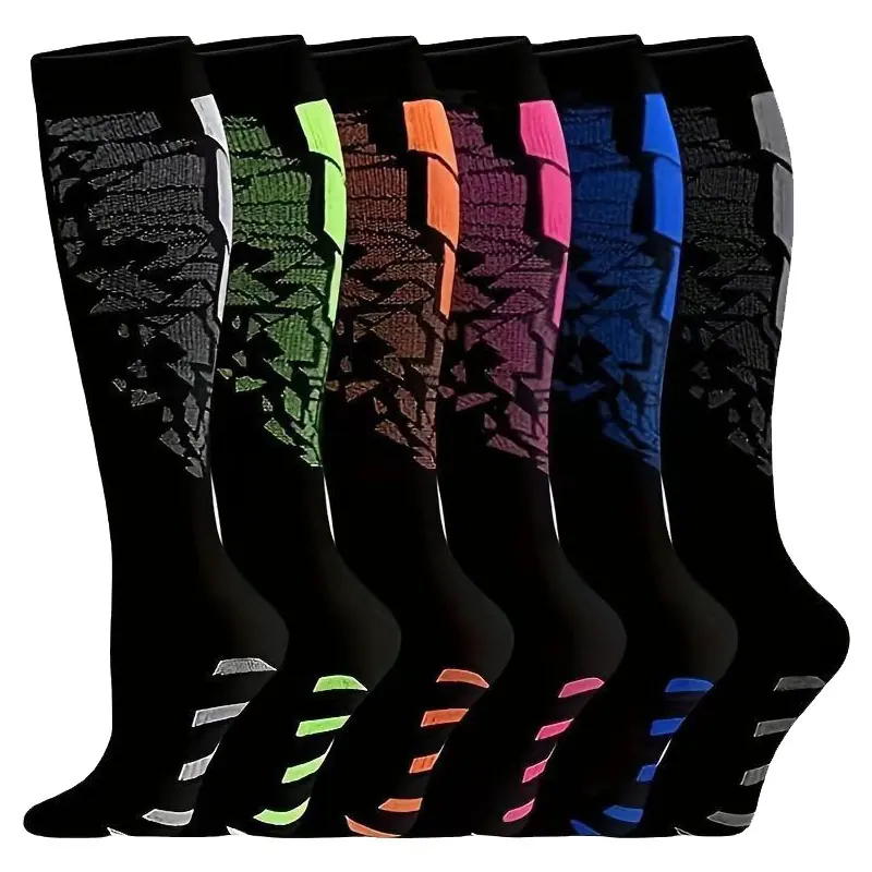 Black Sport Panel Compression Socks compression socks sample