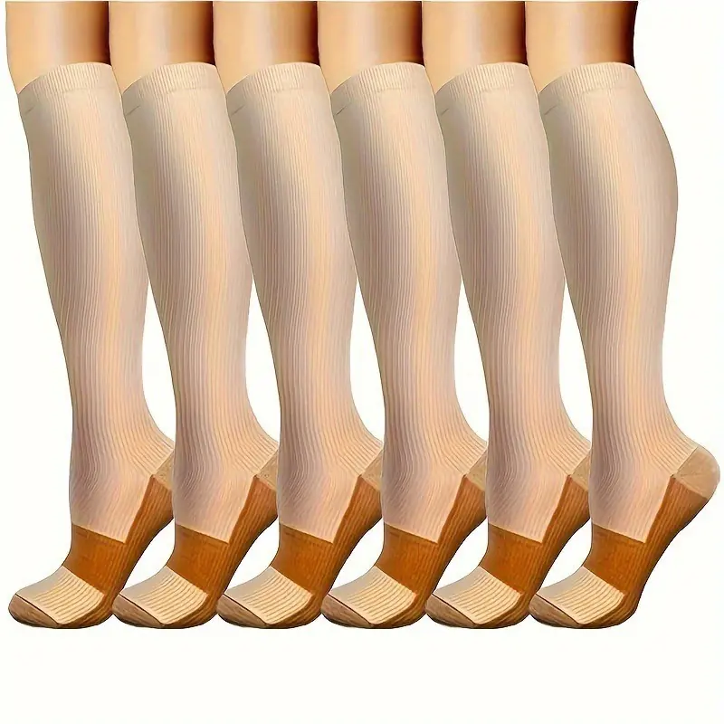 Beige Gold Compression Socks compression socks sample