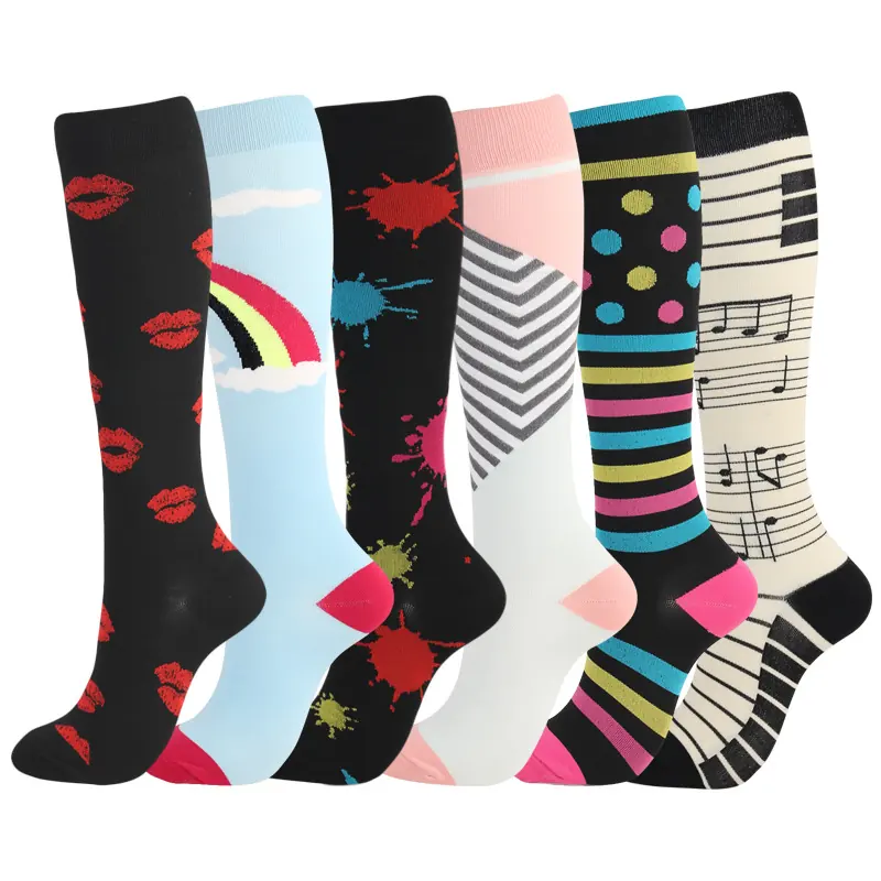 Retail Pattern Combo 1 compression socks sample