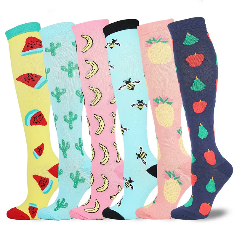 Fruit Novelty Combo compression socks sample