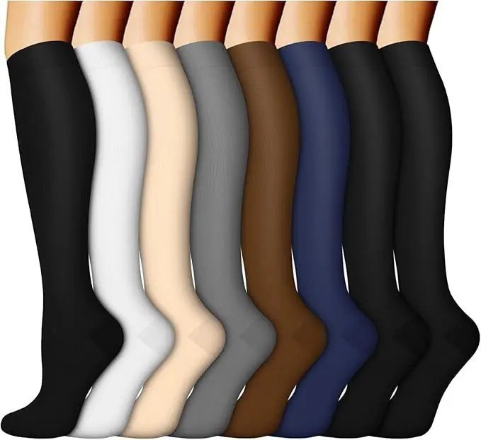 Solid Color Compression Socks Assortment compression socks sample
